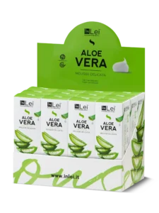 EXPOZITOR ALOE VERA TRAVEL SIZE – demachiant delicat pentru gene, sprâncene și față 50 ml