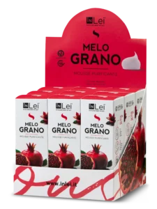 EXPOZITOR MOUSSE MELOGRANO – demachiant purifiant pentru gene, sprâncene și față 100 ml