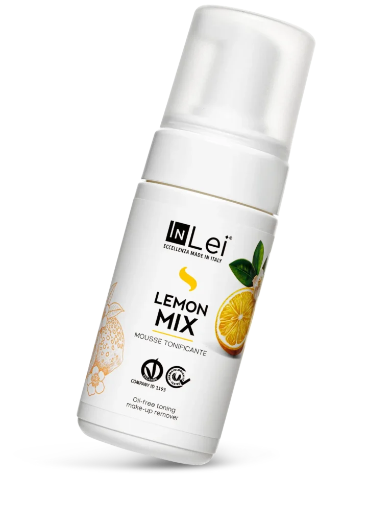 MOUSSE LEMON MIX – demachiant tonifiant pentru gene, sprâncene și față 100 ml