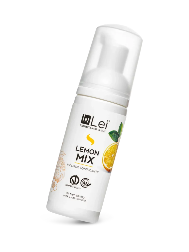 MOUSSE LEMON MIX TRAVEL SIZE – demachiant tonifiant pentru gene, sprâncene și față 50 ml