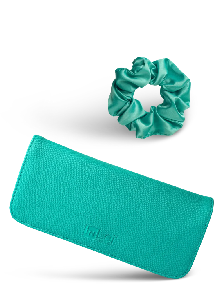 InLei® BRUSH CASE – husă pentru pensule de machiaj + elastic de păr